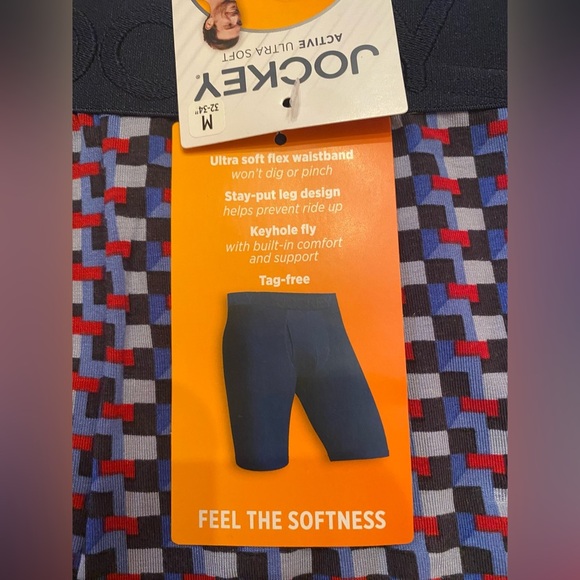 JOCKEY 2 PAIR LONG LEG BOXER BRIEFS ACTIVE ULTRA SOFT MODAL STRETCH MEDIUM 32-34 - Picture 4 of 5